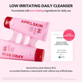 APRILSKIN displayed on bathroom shelf in lifestyle shot for routine appeal