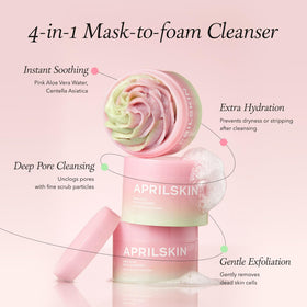 APRILSKIN bathroom lifestyle setting suggesting routine placement benefit