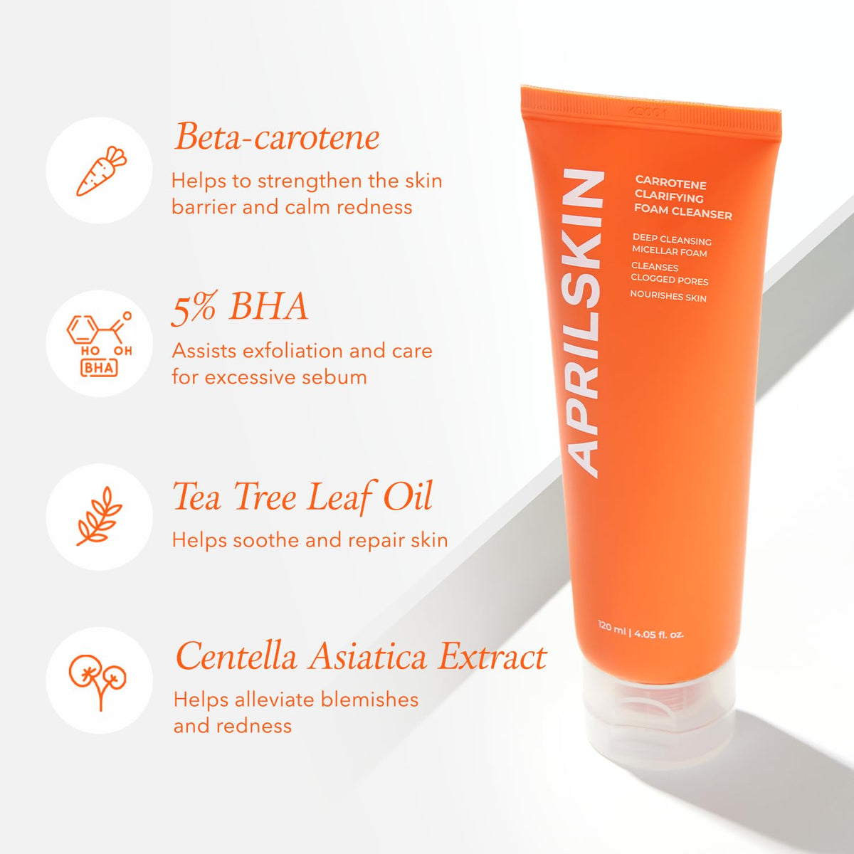 Aprilskin foam texture close-up demonstrating gentle lather