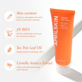 Aprilskin foam texture close-up demonstrating gentle lather