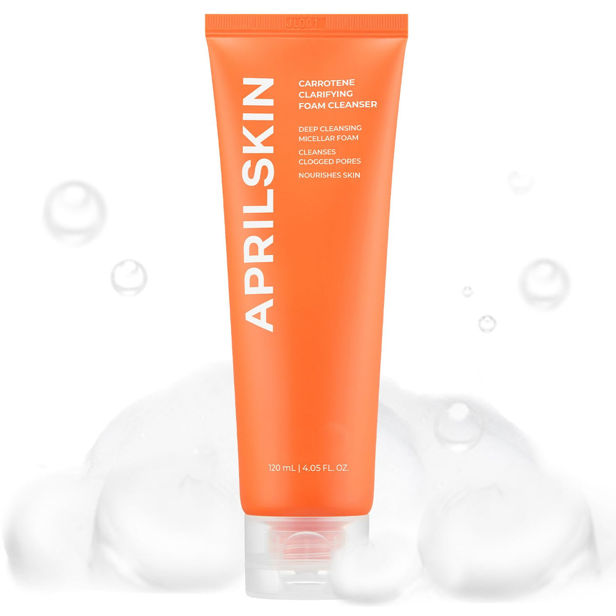 Aprilskin bottle front packaging showing product and benefits
