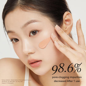 APRILSKIN ingredient label highlighting kaolin, Zinc PCA and vegan status