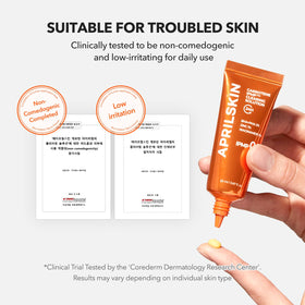 APRILSKIN clearing solution staged in bathroom showing daily routine benefit