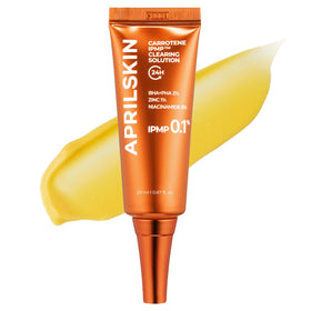 APRILSKIN front packaging of clearing solution showing bottle benefit