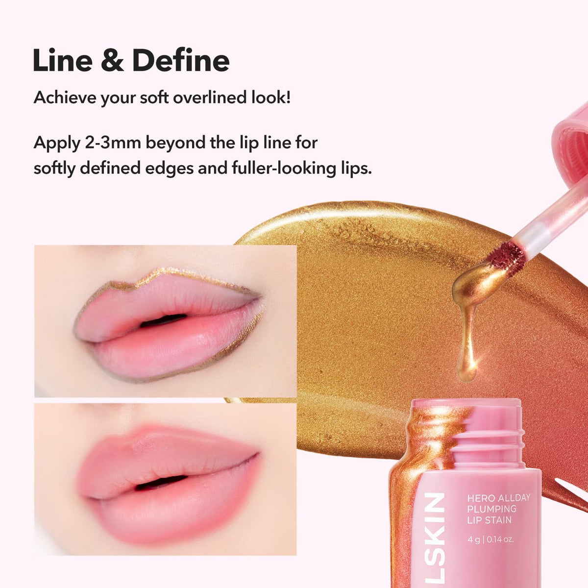 APRILSKIN ingredients collage highlighting collagen and hyaluronic benefits