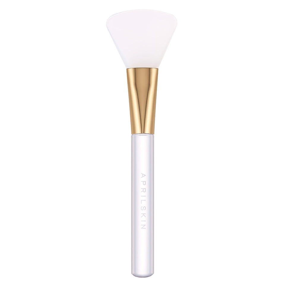 APRILSKIN Jelly Brush front view showing compact applicator and ergonomic handle for tidy masking