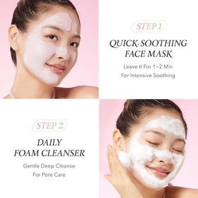 APRILSKIN makeup removal demo showing effective waterproof removal