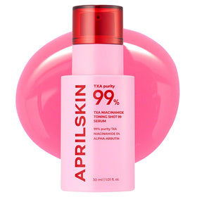 APRILSKIN front packaging showing compact brightening serum benefits
