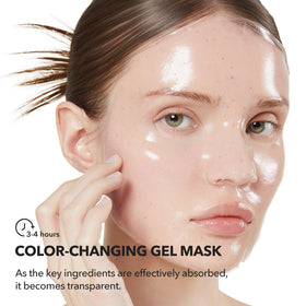 APRILSKIN application on face illustrating even overnight coverage and hydration