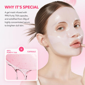 APRILSKIN close-up gel texture showing smooth jelly and quick absorption benefit