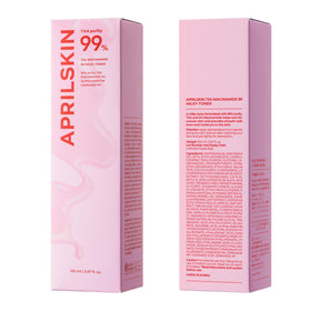 APRILSKIN open cap revealing pink milky formula ready for use