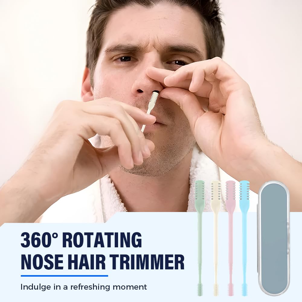AprYew trimmer held in hand demonstrating portable size for travel