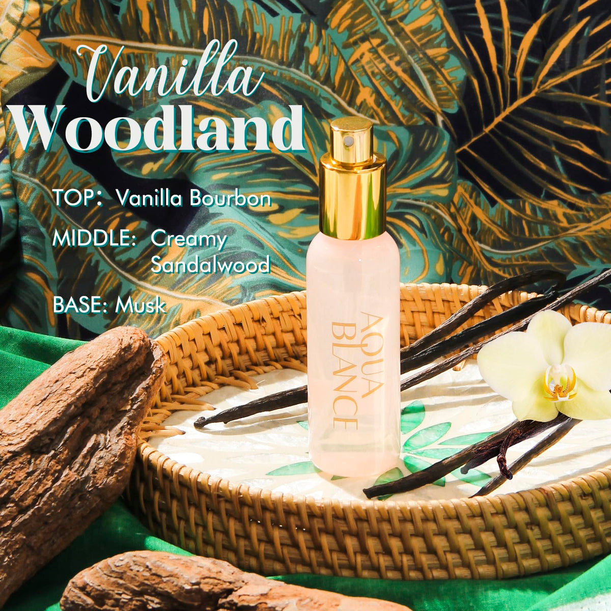 AQUA BLANCE Floating Dreams bottle showing fruity-jasmine notes for playful energy