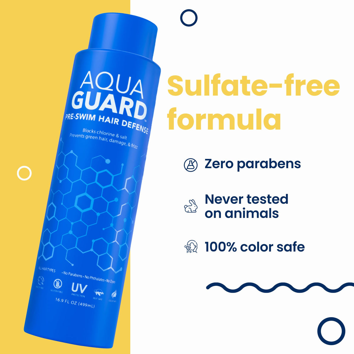 Family applying AQUA GUARD poolside showing fast, shared pre-swim routine