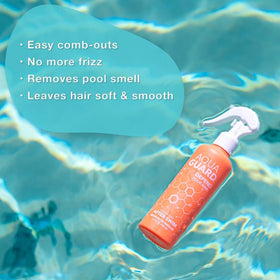 AQUA GUARD spray nozzle detail demonstrating fine mist for even detangling benefits
