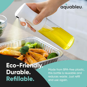 Aquableu in bathroom setting for styling and grooming convenience