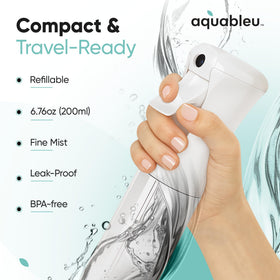 Aquableu fine mist spray pattern delivering even coverage