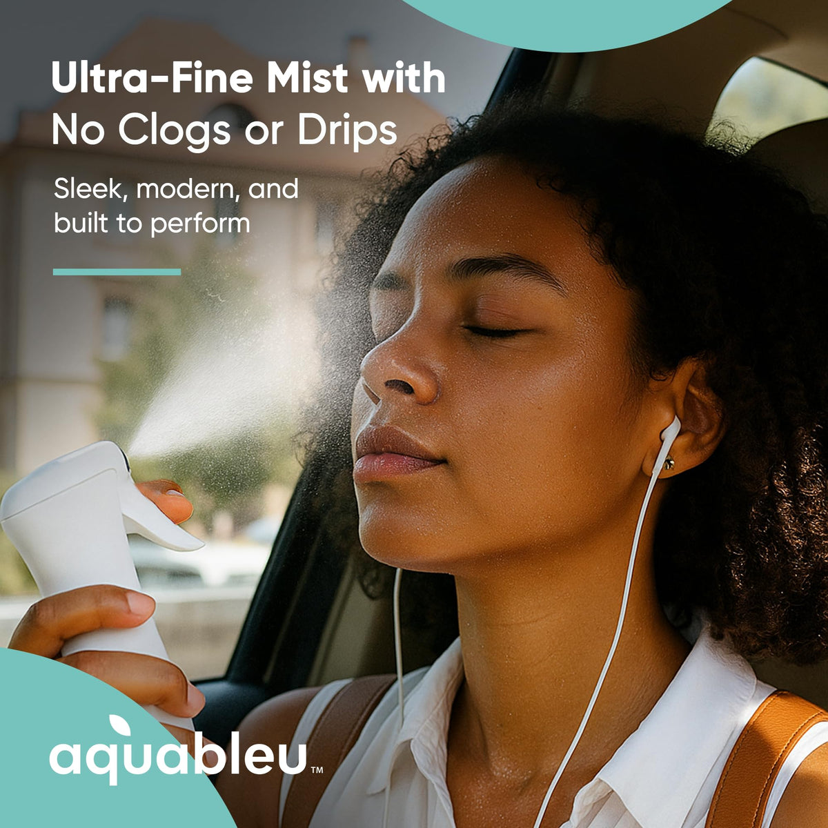 Aquableu open top for easy refill and simple maintenance