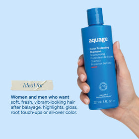 Aquage shampoo pump dispensing a controlled amount for efficient use