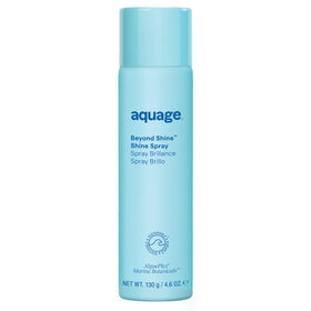 Aquage fine-mist silkening and glossing spray front packaging showing label and size