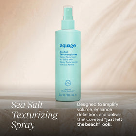 Aquage back label with ingredients and styling directions benefit