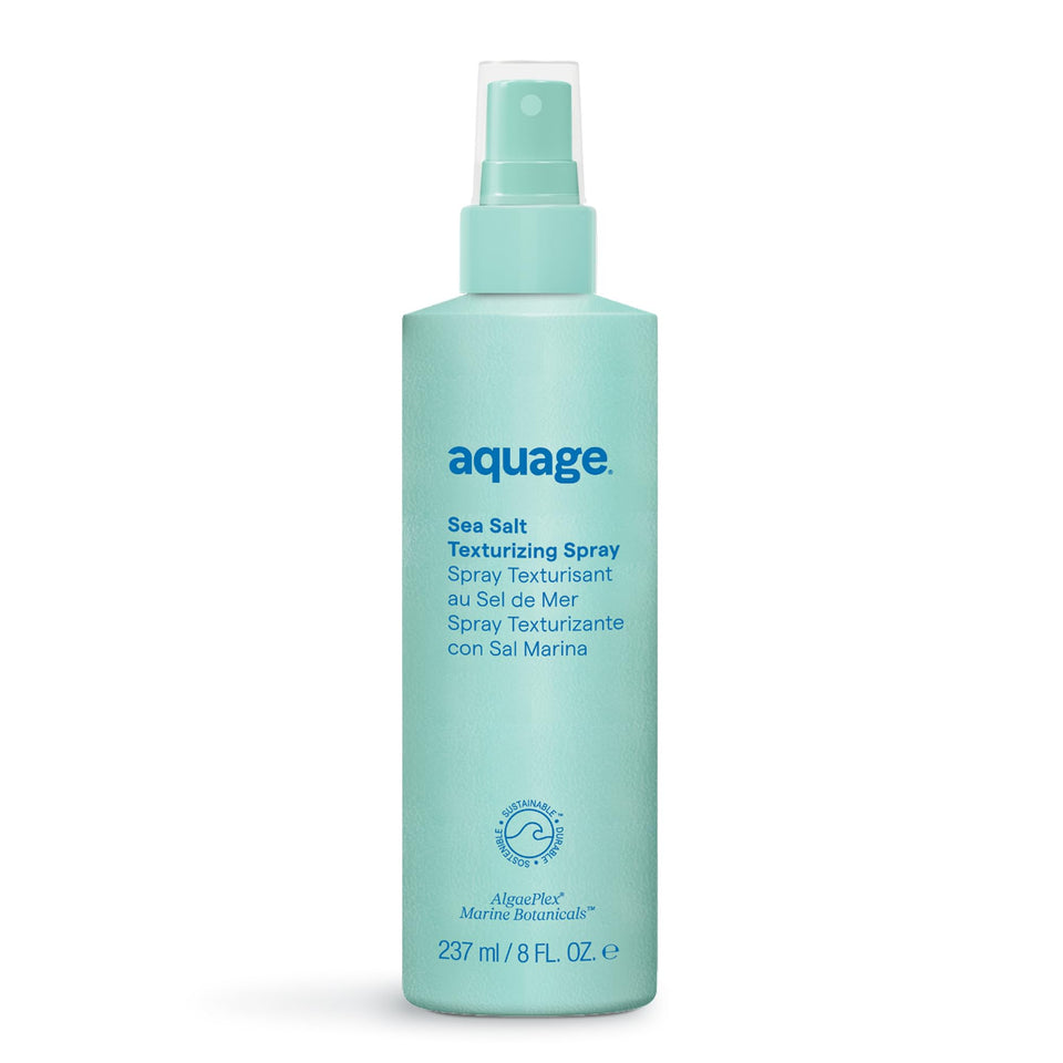Aquage front bottle showing product and volume-building benefit