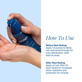 Aquage label closeup highlighting colorless formula and ingredient cues