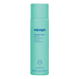 Aquage uplifting foam front bottle showing packaging and size for clear identification