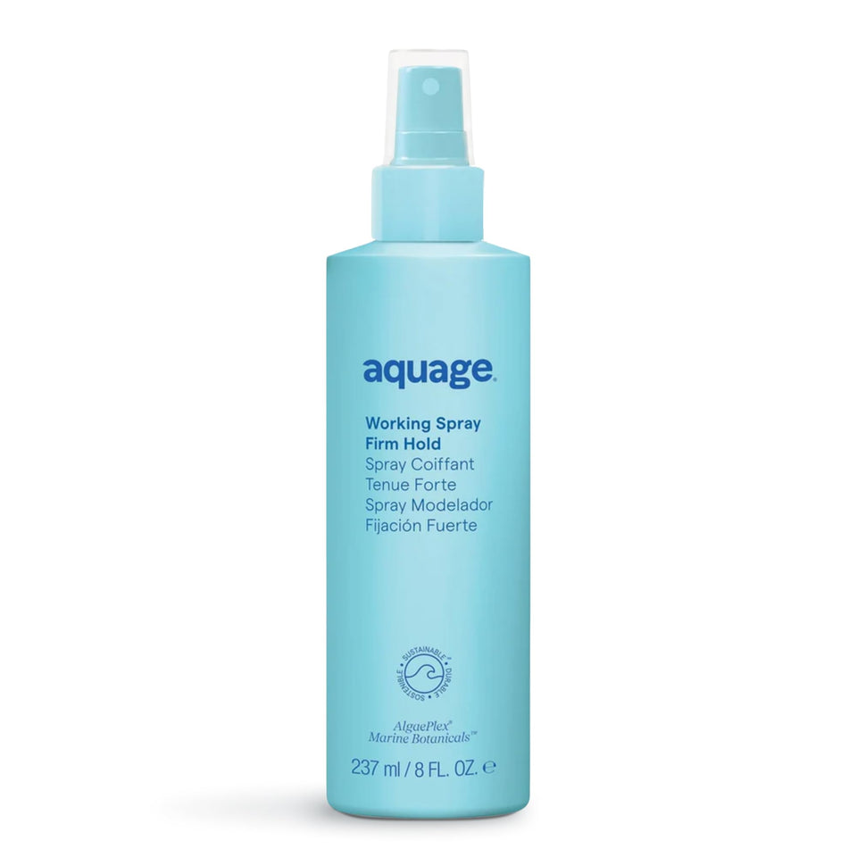 Aquage front packaging showing product and volume benefit