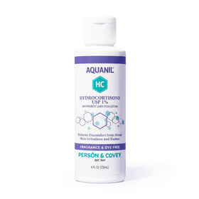 Aquanil bottle front view showing label and easy-grip bottle for quick identification