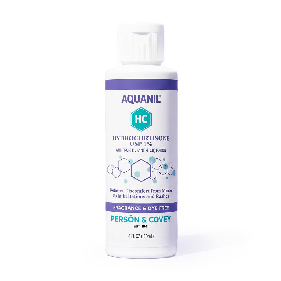 Aquanil bottle front view showing label and easy-grip bottle for quick identification