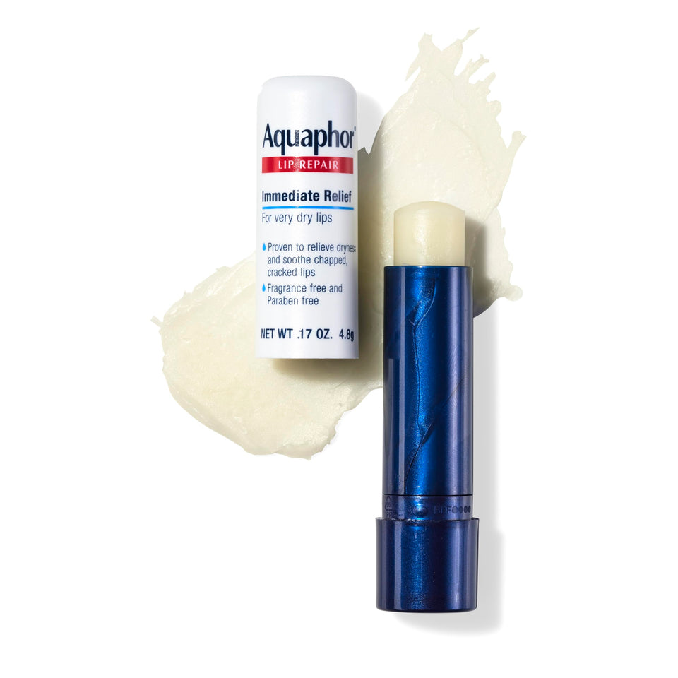 Aquaphor front stick view showing brand and clean design for easy use
