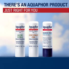 Aquaphor used outdoors on chapped lips for wind and cold protection