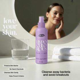 Aquia on bathroom shelf lifestyle suggesting daily routine integration