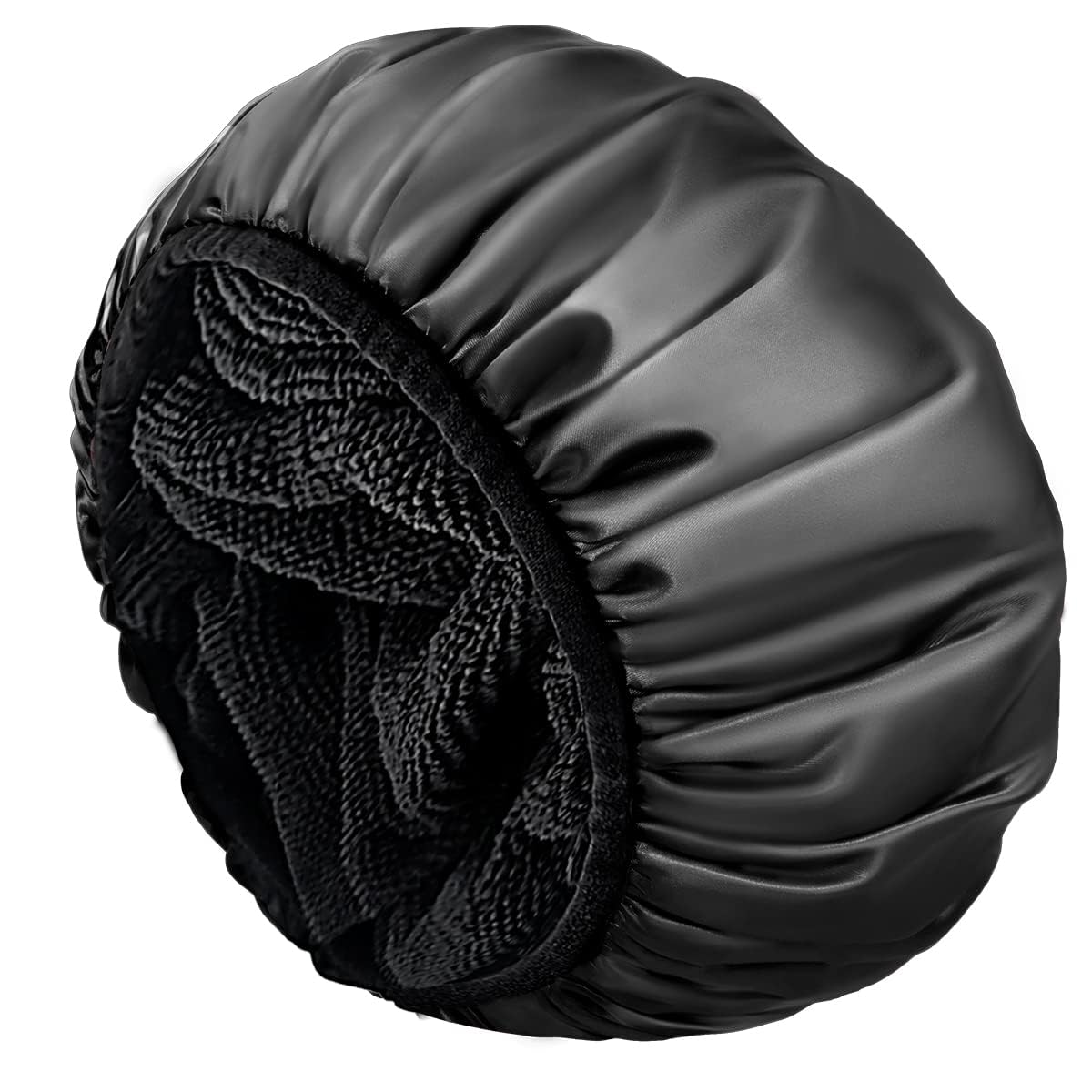 Aquior front packaging view showing waterproof shower cap and benefits