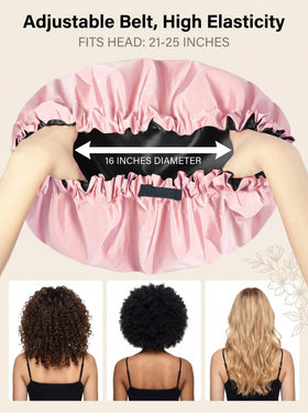 Aquior satin inner lining close-up reducing friction and preserving hairstyles