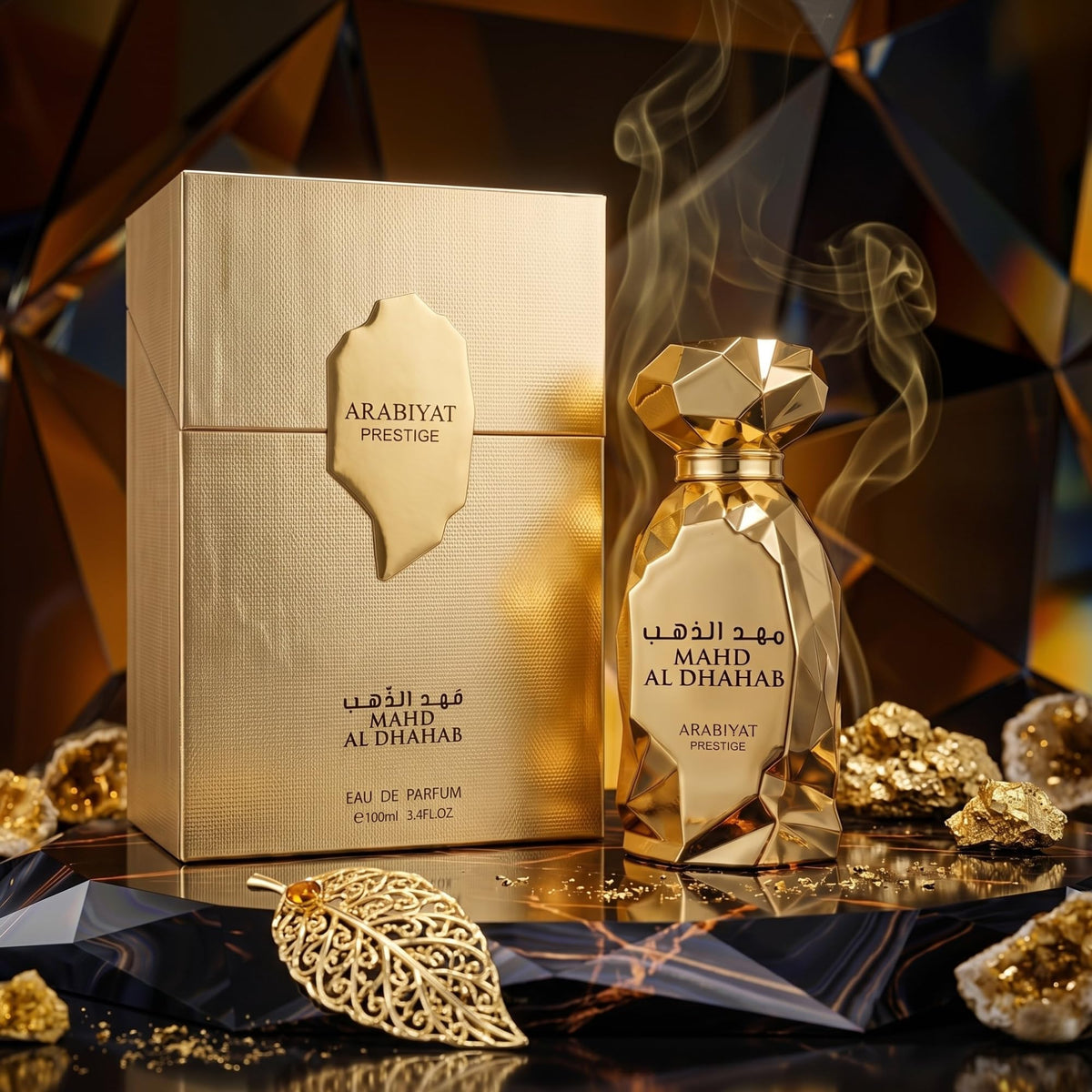ARABIYAT Mahd Al Dahab packaging box displayed to highlight presentation and protection