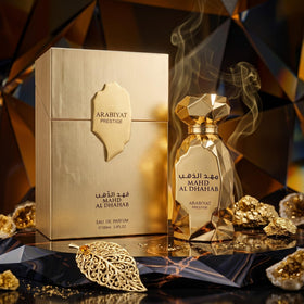 ARABIYAT Mahd Al Dahab packaging box displayed to highlight presentation and protection