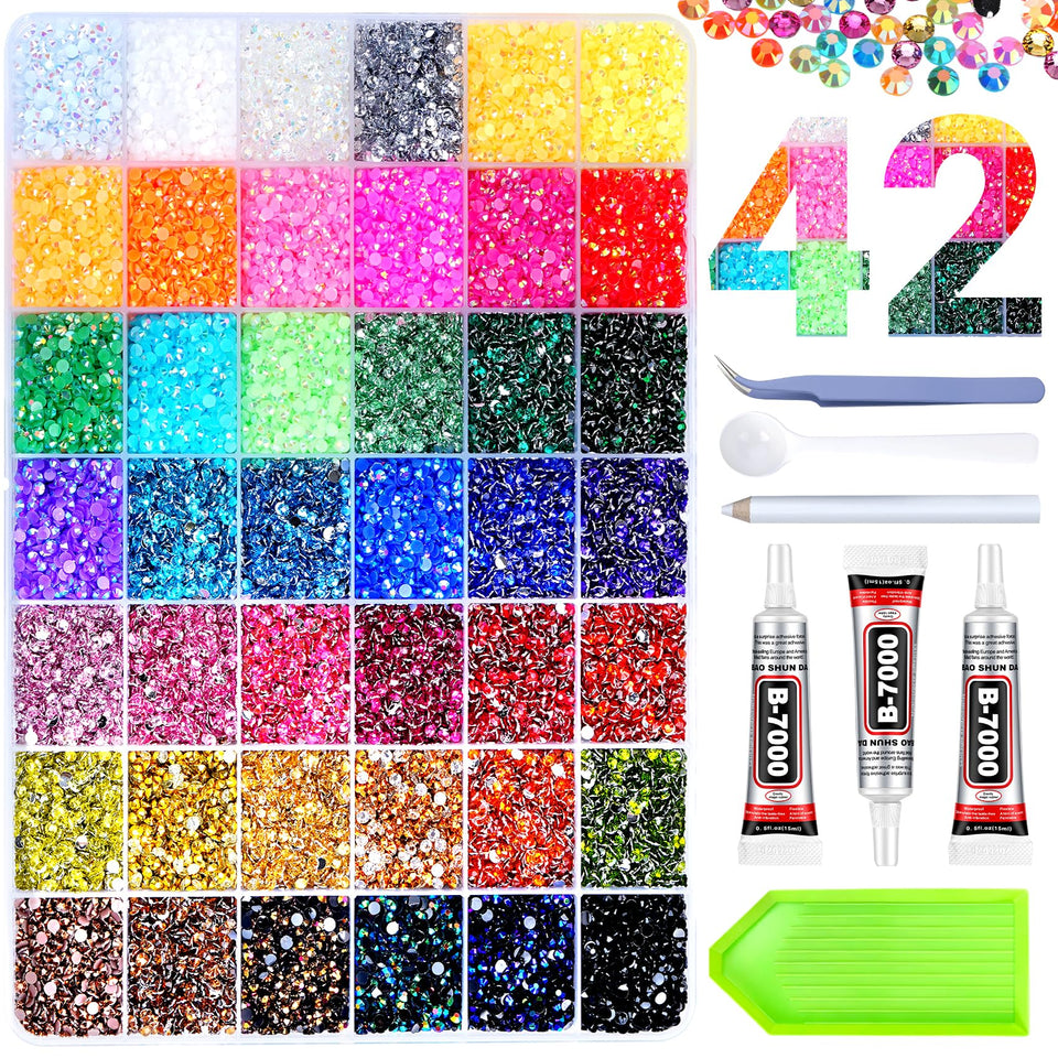 AraKulago front packaging showing full 42-color kit and included tools for instant crafting