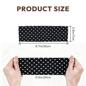 Aranya headband worn by model demonstrating secure all-day hold