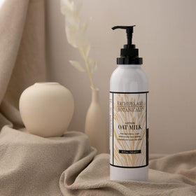 Archipelago Botanicals lotion swatch on palm showing creamy texture and quick-absorb benefit