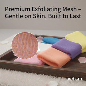 ARCH&M three towels neatly stacked showing rotation and convenience