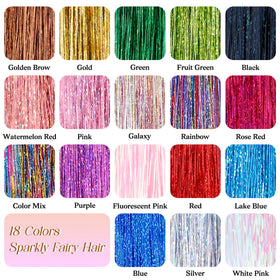 Arcpor tinsel in use at a festival showing vibrant colors and playful styling