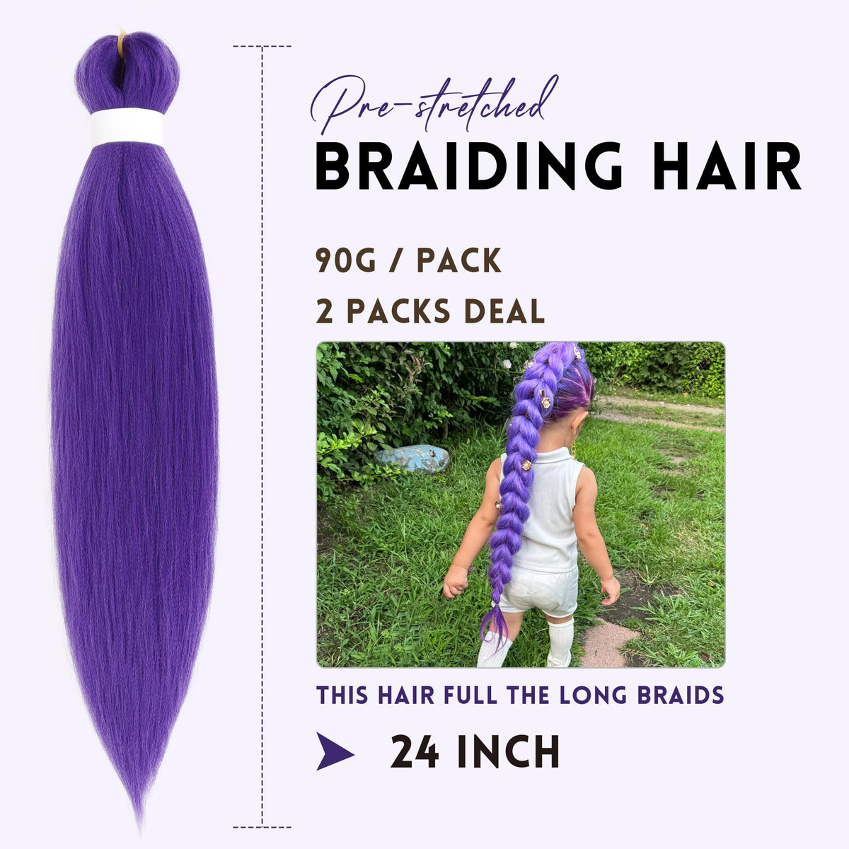 Arcpor close-up texture of purple fibers highlighting smooth, tangle-resistant finish