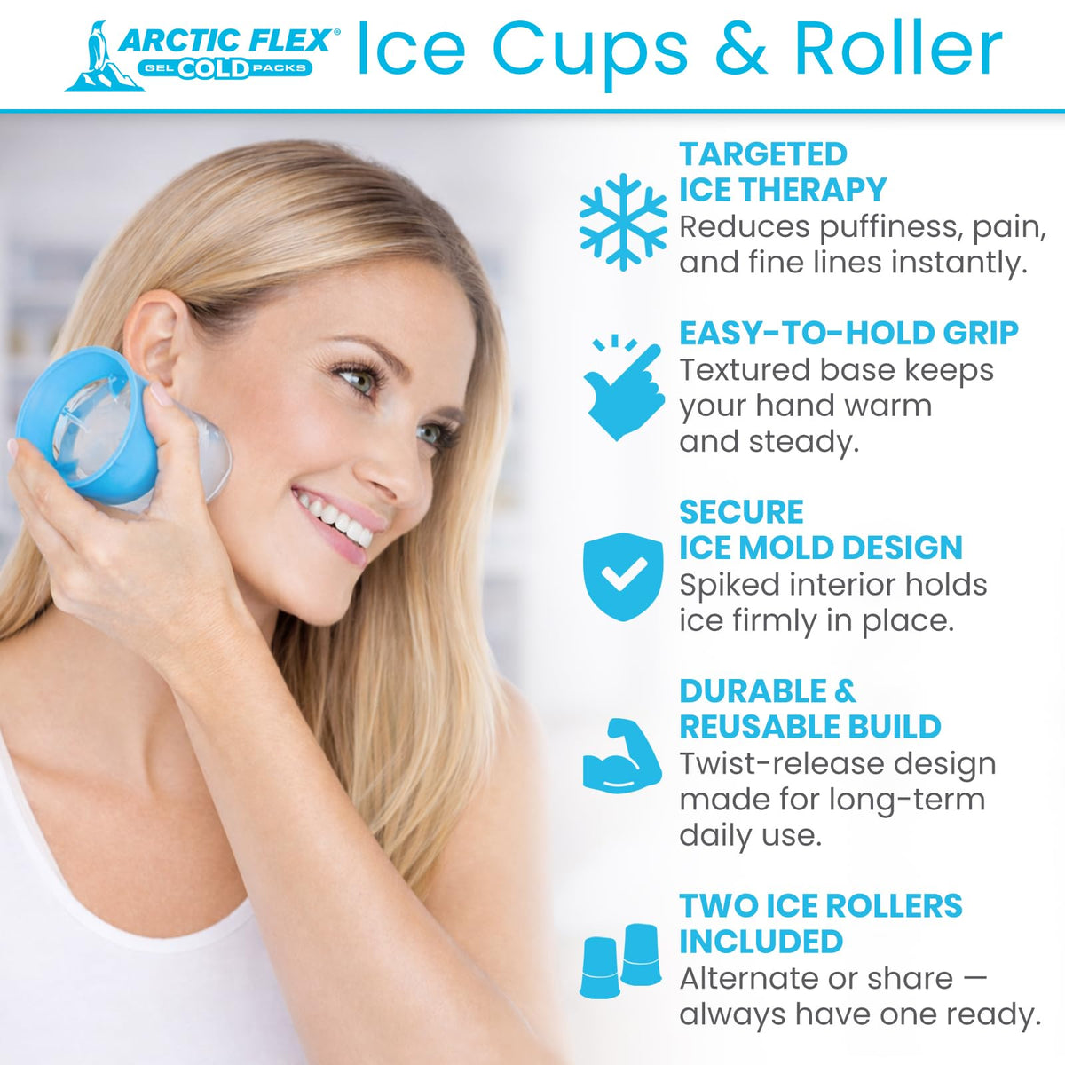 Arctic Flex close-up of silicone texture and interior spikes for secure ice