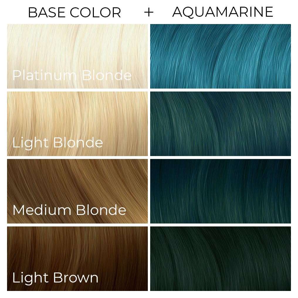 ARCTIC FOX finished hairstyling on model showing vibrant long-lasting color
