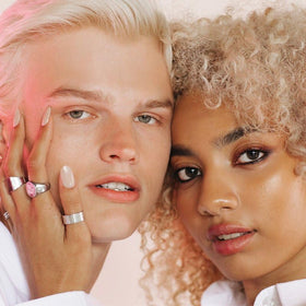ARCTIC FOX styled hair in a lifestyle setting showing finished color and texture