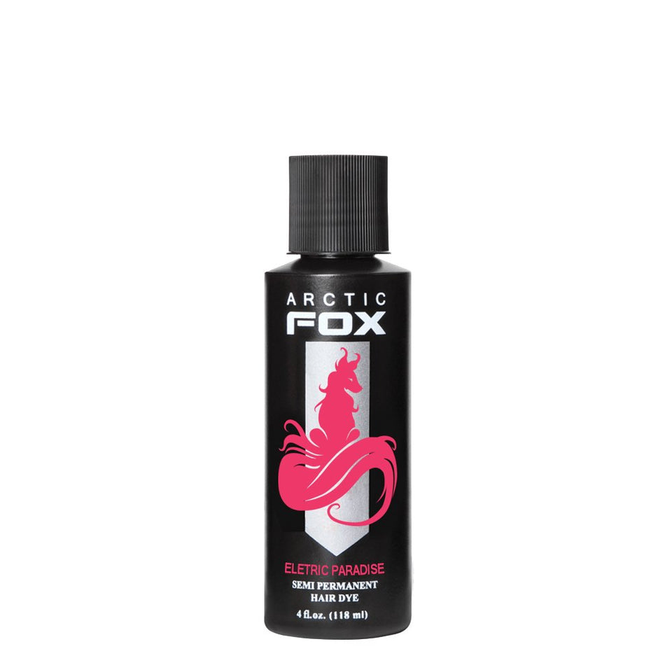 ARCTIC FOX front tub shot showing Electric Paradise neon pink and packaging benefits