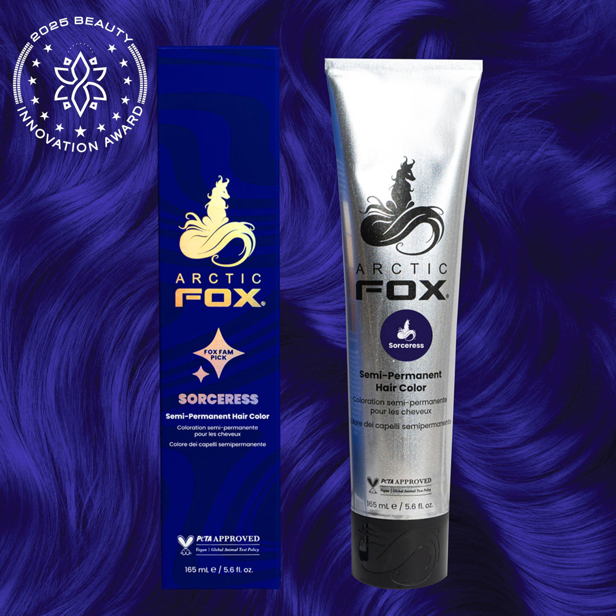 ARCTIC FOX label close-up highlighting vegan ingredients and transparency benefit