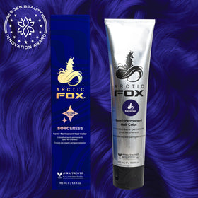 ARCTIC FOX label close-up highlighting vegan ingredients and transparency benefit